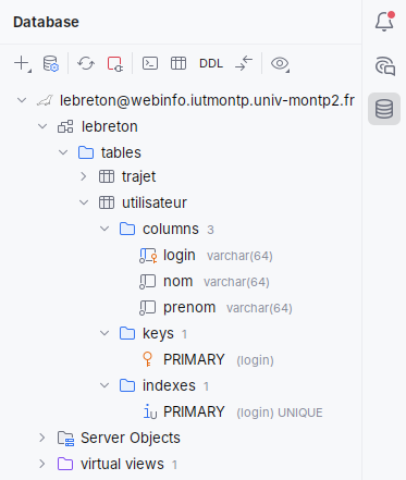 PhpStormDatabaseTree